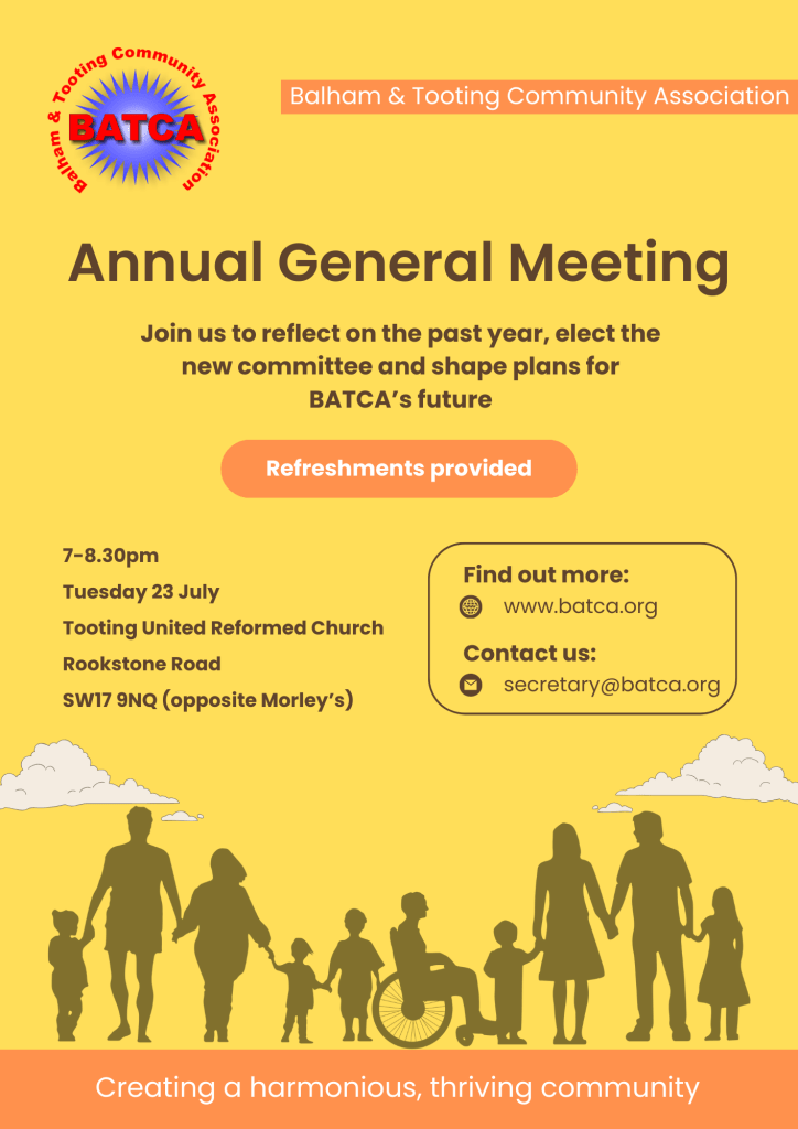 flyer advertising the AGM
